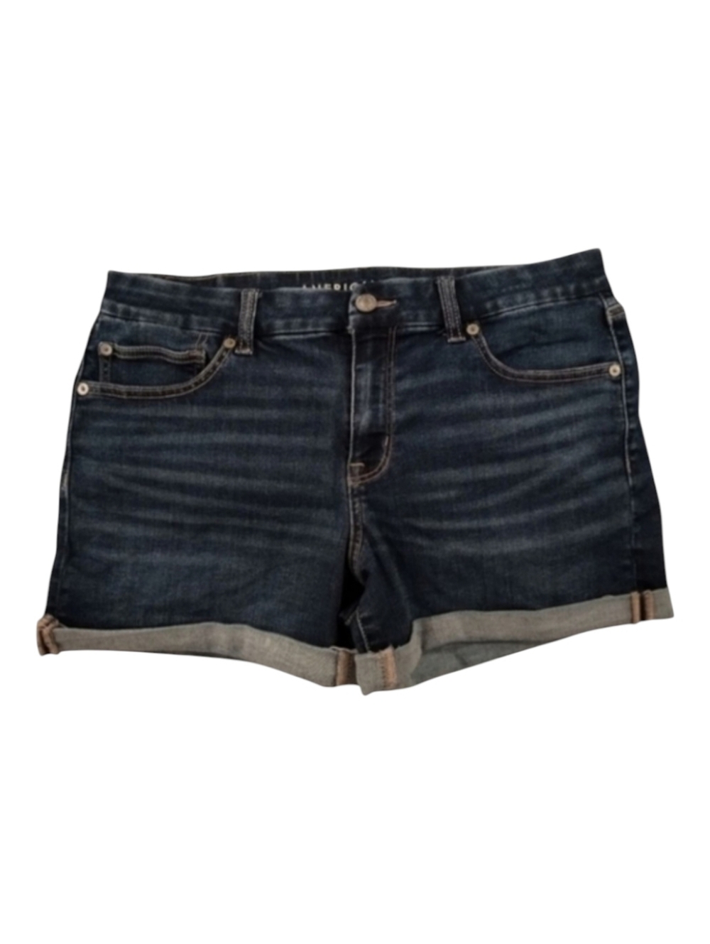 American Eagle Next Level Curvy Denim Midi Short Size 12